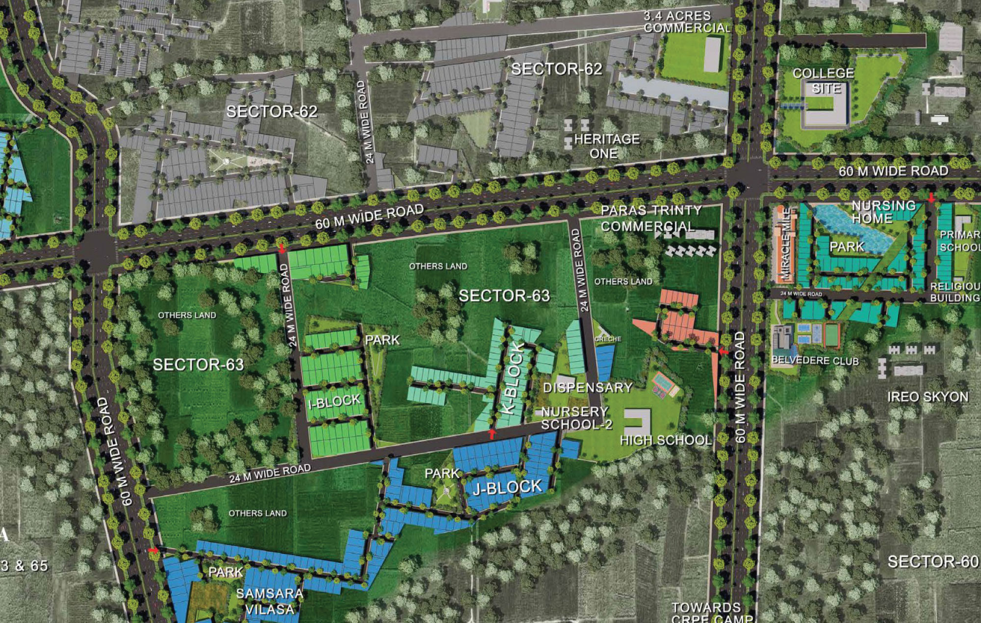 Adani Downtown Avenue Specifications